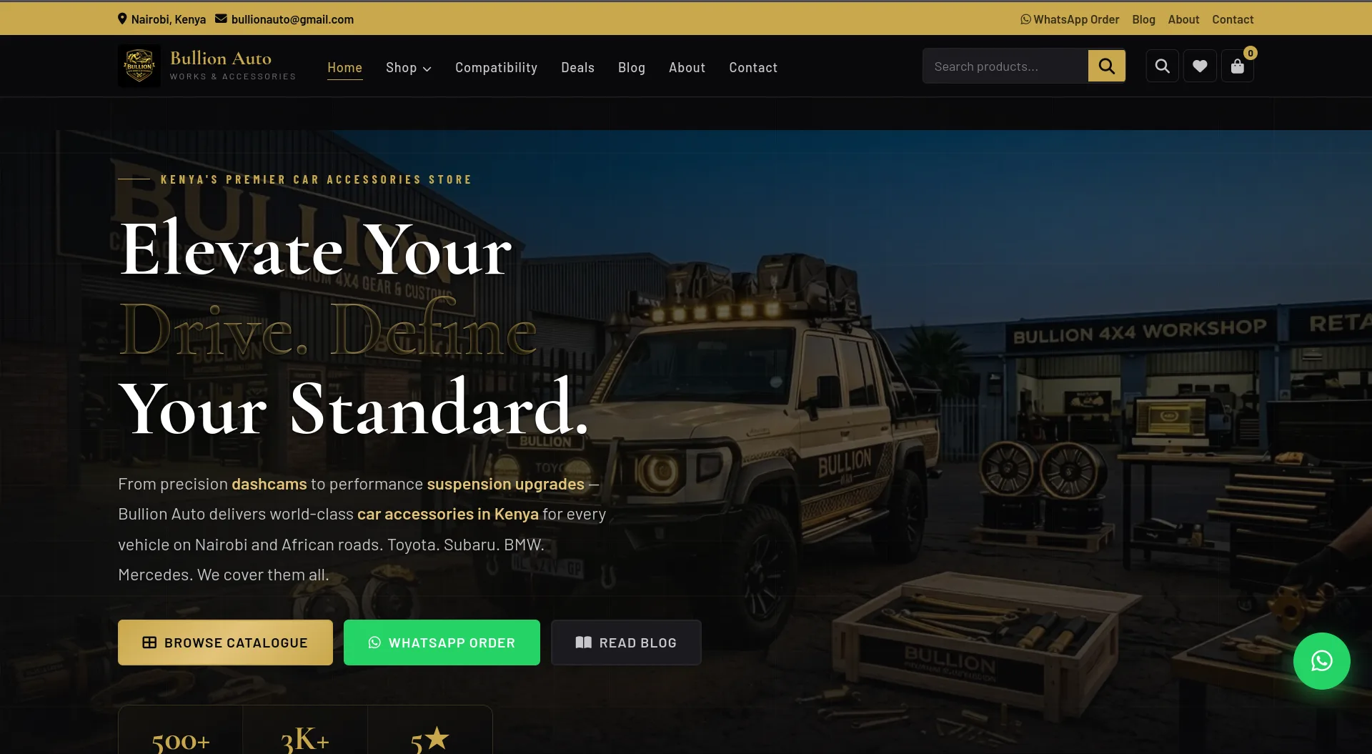 Bullion Auto Ecommerce Website — web project by Enchanted Technologies