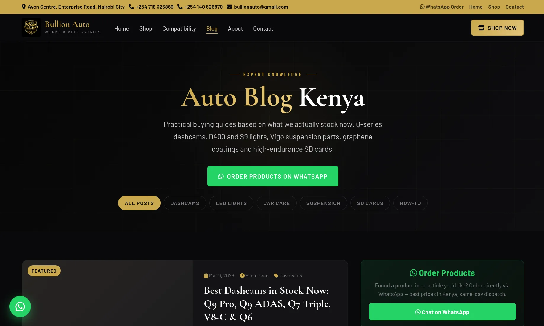 Bullion Auto Ecommerce Website gallery image 1