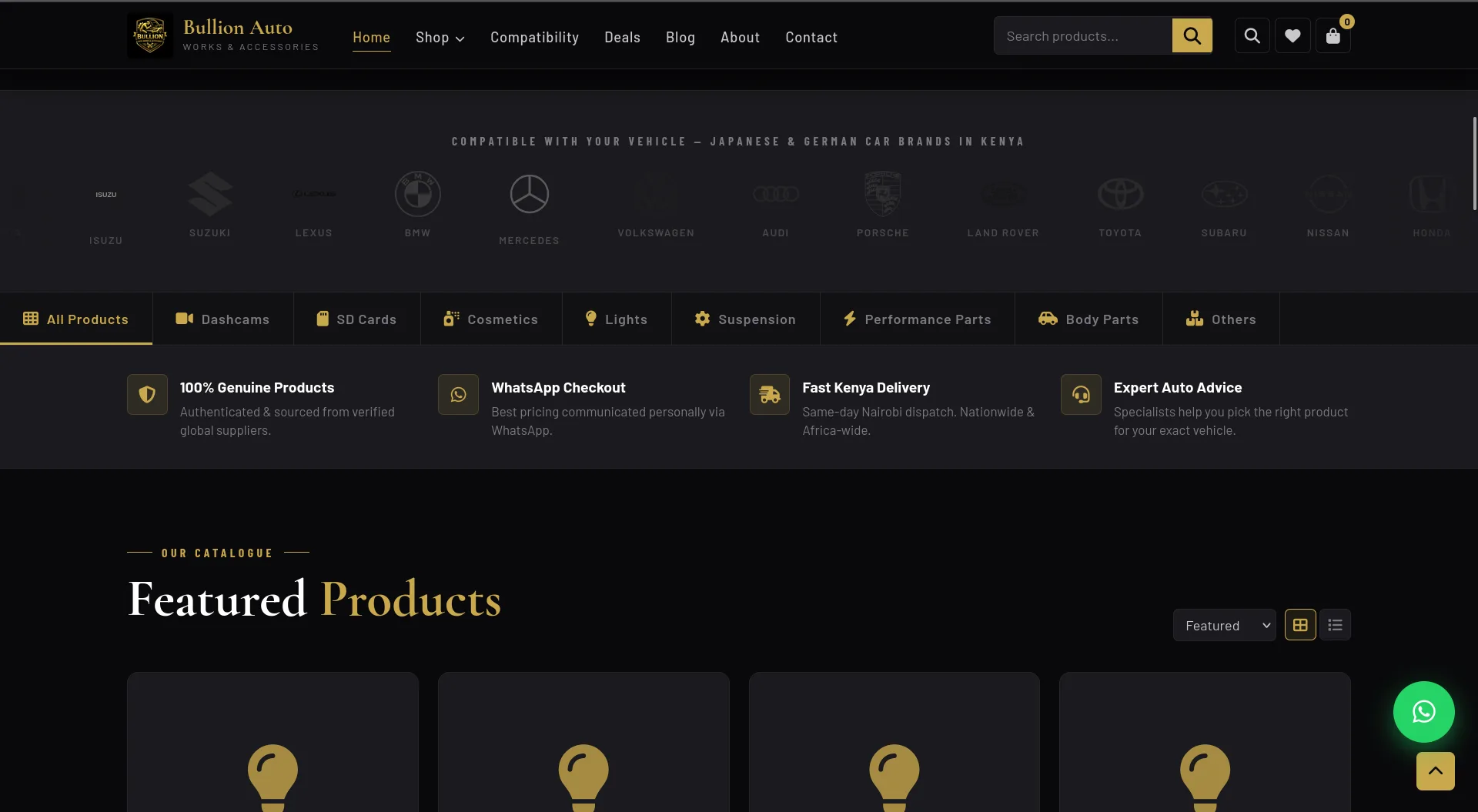 Bullion Auto Ecommerce Website gallery image 1