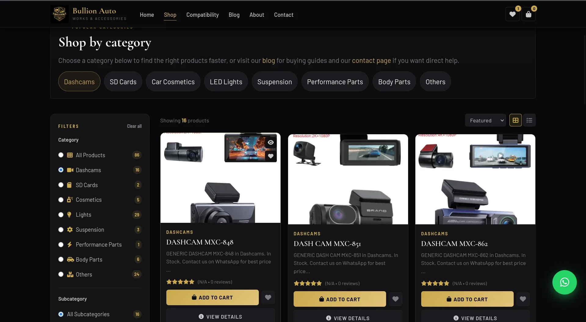 Bullion Auto Ecommerce Website gallery image 3