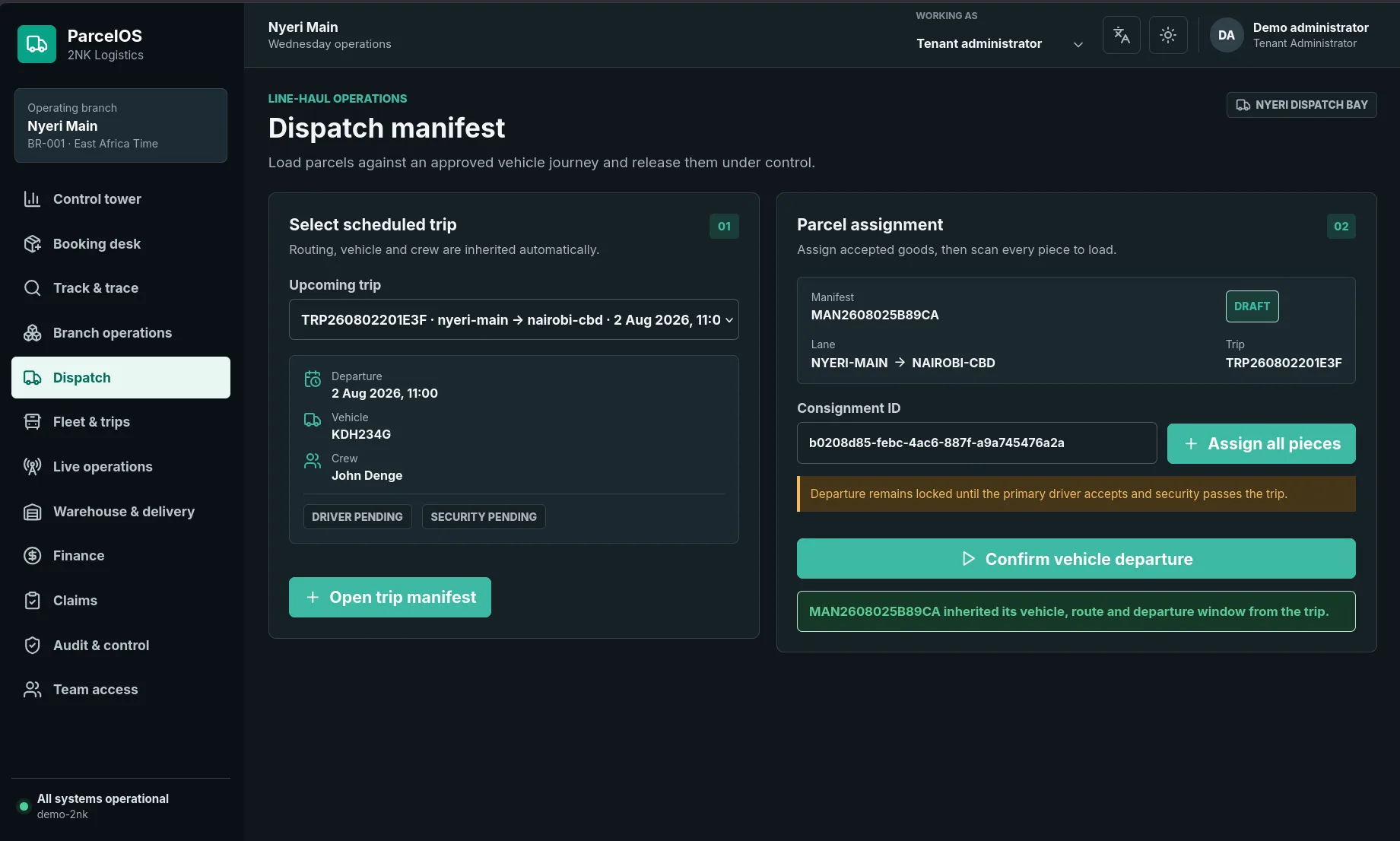 Enterprise Parcel Management System gallery image 1