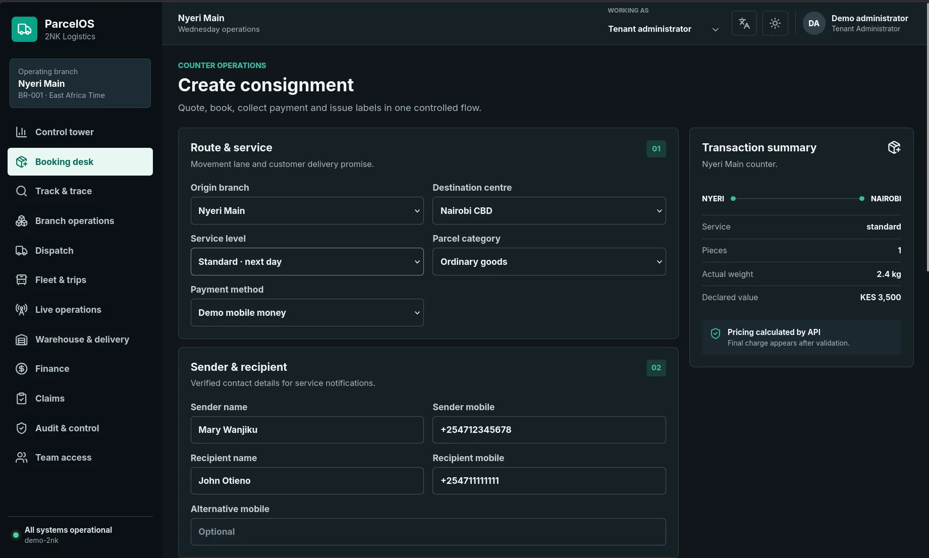 Enterprise Parcel Management System gallery image 8